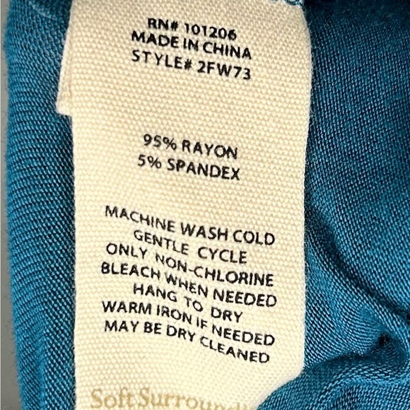 Soft Surroundings Floral Blouse Cami Set Women’s Size Large Tropical Colorful - Picture 8 of 9